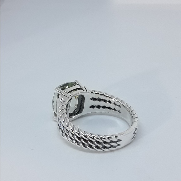 David Yurman Petite Wheaton Ring in Prasiolite - Picture 2 of 7